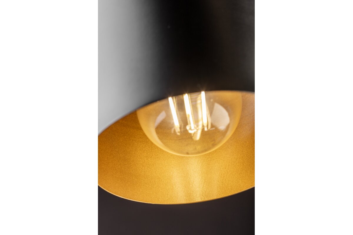 Торшер SELVIA II, 5754, макс.250В, 50/60Гц, 1*E27, макс.25 Вт, IP20, діаметр 12 см, чорний/золотий