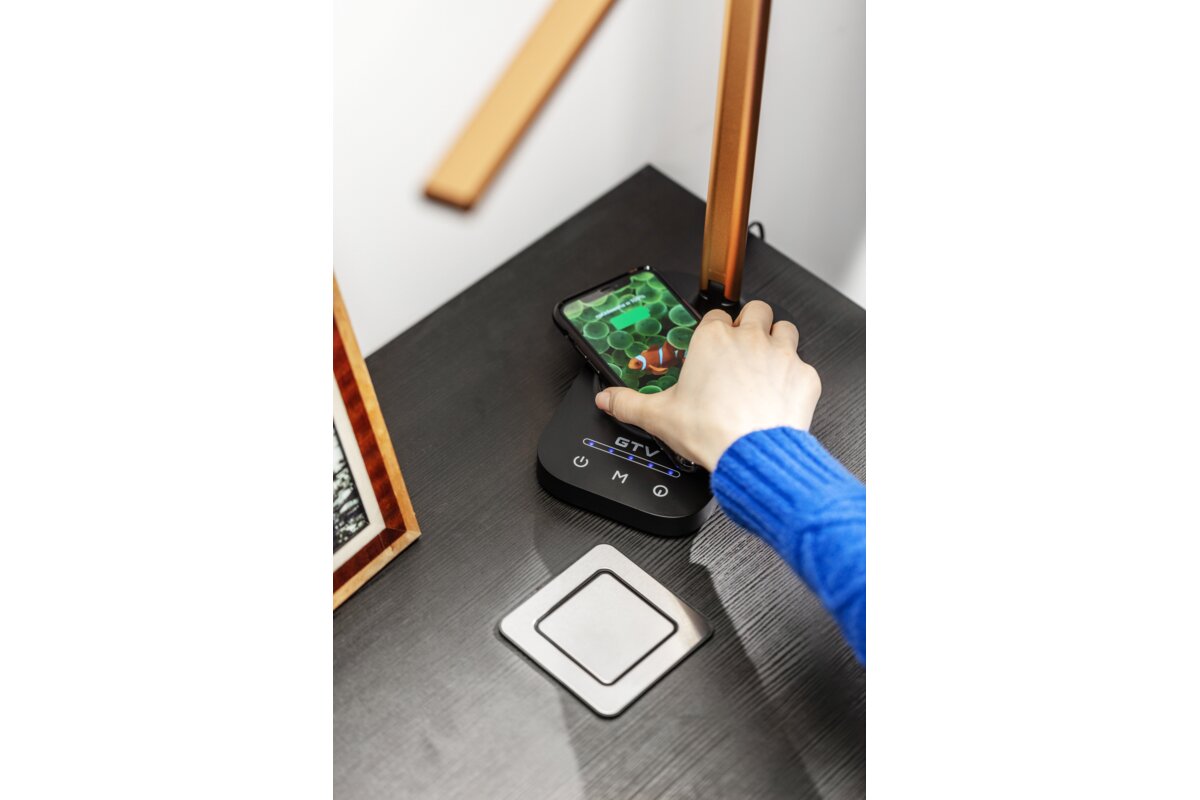 Меблева розетка TOWER, 1хSHUKO, USB A+C,кабель 1.5 м, білий