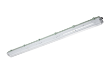 Світильник герметичний HELIOS BIS, для T8 LED одностороннього живлення, G13, IP65, AC220-240В, 2х150см, ABS/PS