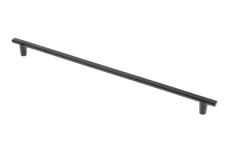 Тримач меблів GTV RAY, C=320 мм, L=360 мм, ZnAl, чорний матовий