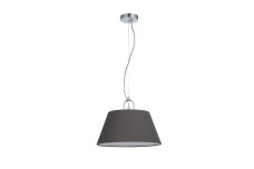 Світильник для стелі KASEL 2 , 6298, AC220-240V, 50/60Hz, 1*E27, макс.40W, середнє 60 см, сірий