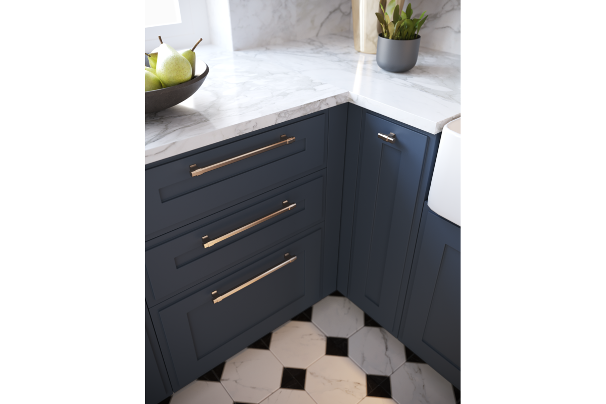 Ручка меблева GTV IMPERIAL, C=320 мм, L=354 мм, ZnAl, матове золото