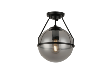 Стельовий світильник DROP, 7165, AC220-240V, 50/60Hz, 1*E27, макс.25W, діаметр 21 см, чорний