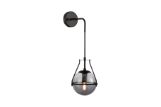 Світильник настінний DROP 4, 7325, AC220-240V, 50/60Hz, 1*E27, макс.40W, чорний