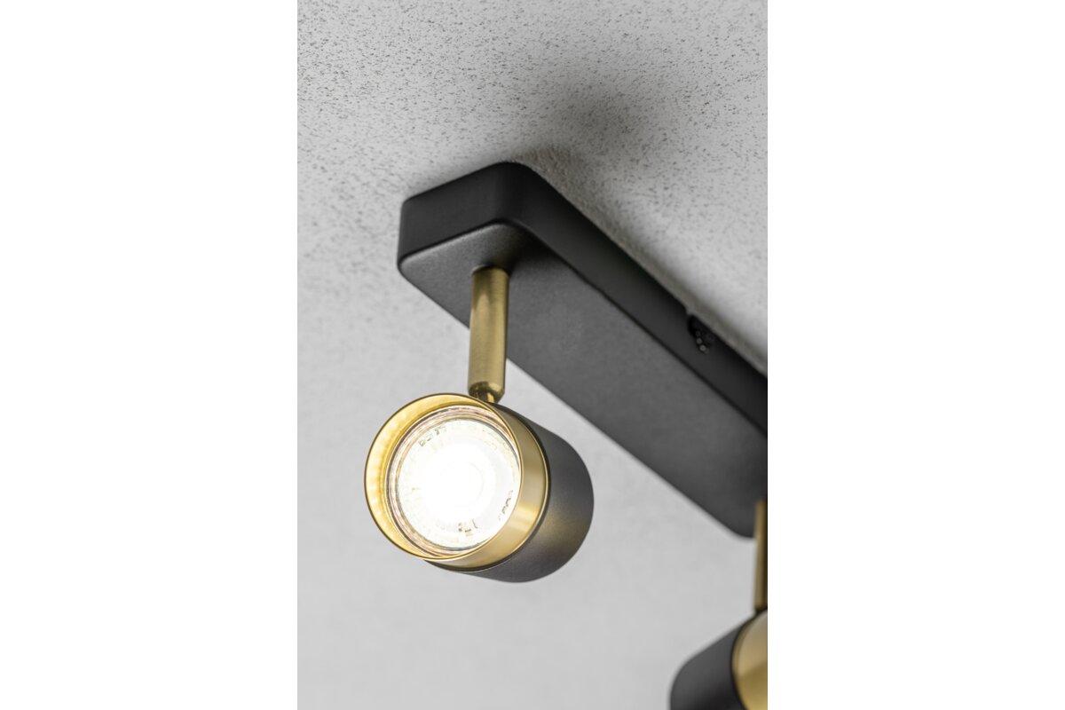 Світильник стельовий ORIO, IP20, макс. 50 Вт, 2*GU10, круглий, чорний