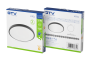 Світильник світлодіодний ATOL, 32 Вт, 2560 лм, 3000K, AC180-250В, PF>0,9, IP54, Ø400 мм, чорний