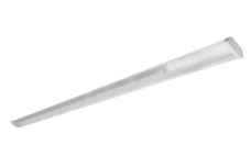Світильник Zefir 258, для T8 LED одностороннього живлення, G13, AC220-240V, IP40, ABS/PC, (прозорий розсіювач)