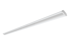 Світильник Zefir 258, для T8 LED одностороннього живлення, G13, AC220-240V, IP40, ABS/PC, (молочний розсіювач)