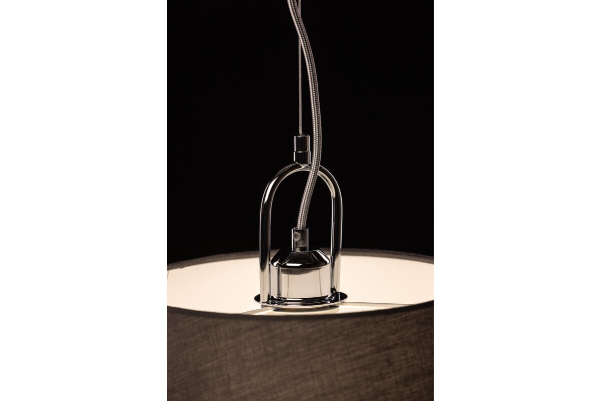 Світильник для стелі KASEL , 6243, AC220-240V, 50/60Hz, 1*E27, макс.40W, середнє 40 см, сірий