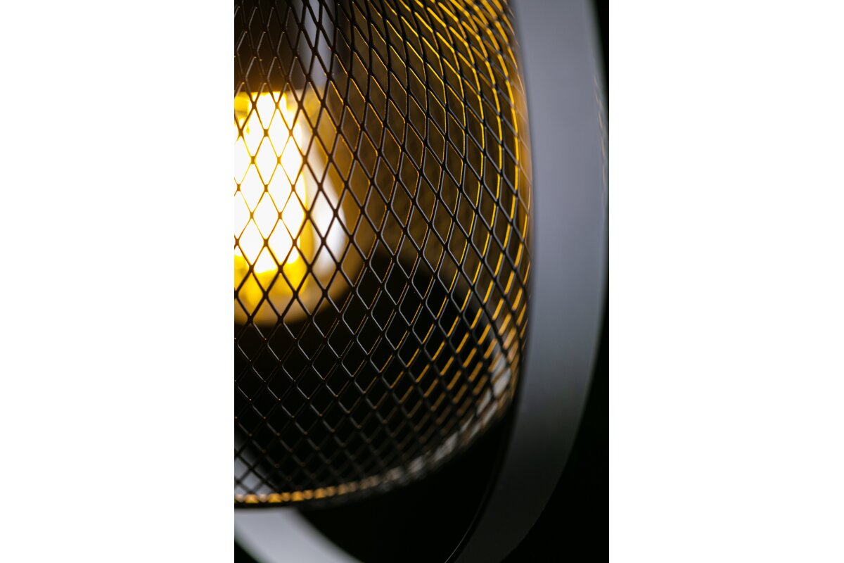 Стельовий світильник XALIS 1, 7214,AC220-240V,50/60Hz,1*E27, IP20,діаметр 30 CM, одинарний ,Чорний