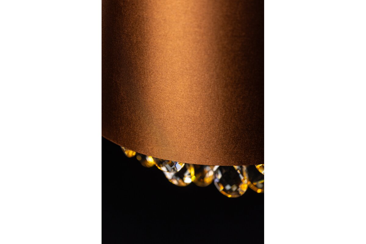 Світильник стельовий NESTO, 6083, AC220-240V, 50/60Hz, 1*E27, макс.40W, IP20, діаметр 30 см, коричневий