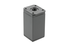 Ніжка dakp-26 80 mm (чорна) квадратна 40×40
