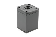 Ніжка dakp-26 60 mm (чорна) квадратна 40×40