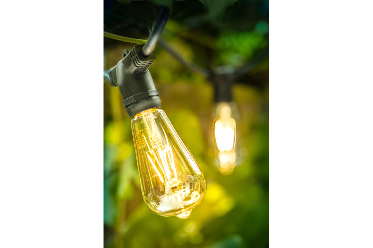 Світлодіодна лампочка декоративна,filament Vintage ,ST64,E27,4W,400lm,AC220-240V/ 50-60Hz,PF>0,5,3000K