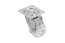 Ролик меблевий A FI50mm прозорий GTV