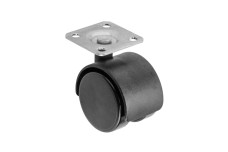 Ролик меблевий FI40MM чорний GTV