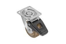 Ролик меблевий B SHIFT FI50mm з фіксатором коричневий GTV