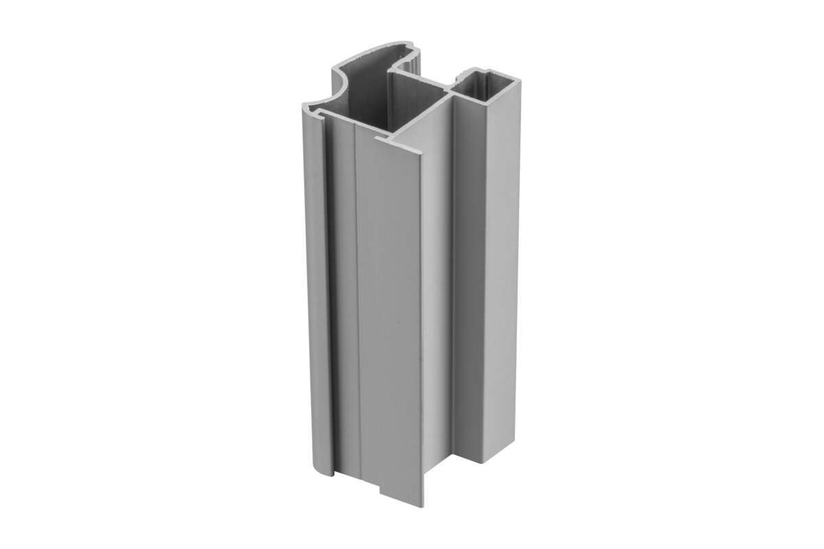 Алюмінієвий профіль ручка TORO 10мм /4мм, L=2,7м, колір silver anodising