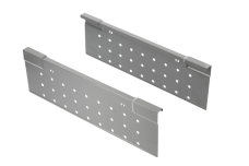 Перфорована боковина 400 мм для високої шухляди MODERN BOX SQUARE біла