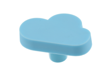 Ручка гумова Cloud, колір синій