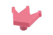 Ручка гумова Crown, колір рожевий