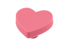 Гумова ручка Heart, рожева