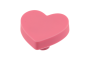 Гумова ручка Heart, рожева