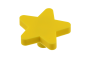 Ручка гумова Star, колір жовтий