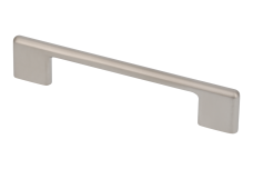 Ручка CAPRI C=128 мм, L=138 мм (ZnAL), колір шліфована сталь
