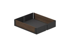 Шафа-колона з механізмом плавного закривання Unique Wood кошиків - Unique Wood Anthracite