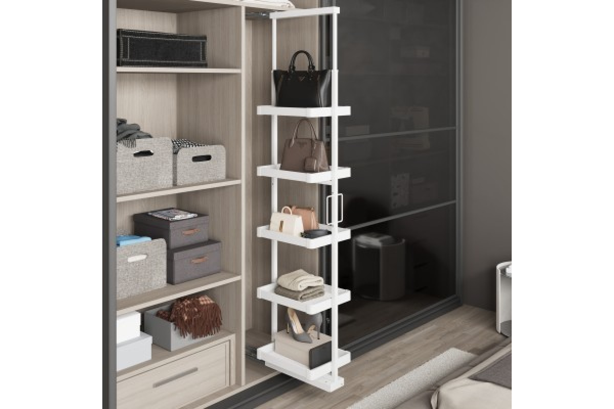 Висувна гардеробна полиця STARAX - Anthracite (S-6801-A, S-6802-A, S-6803-A, S-6804-A)
