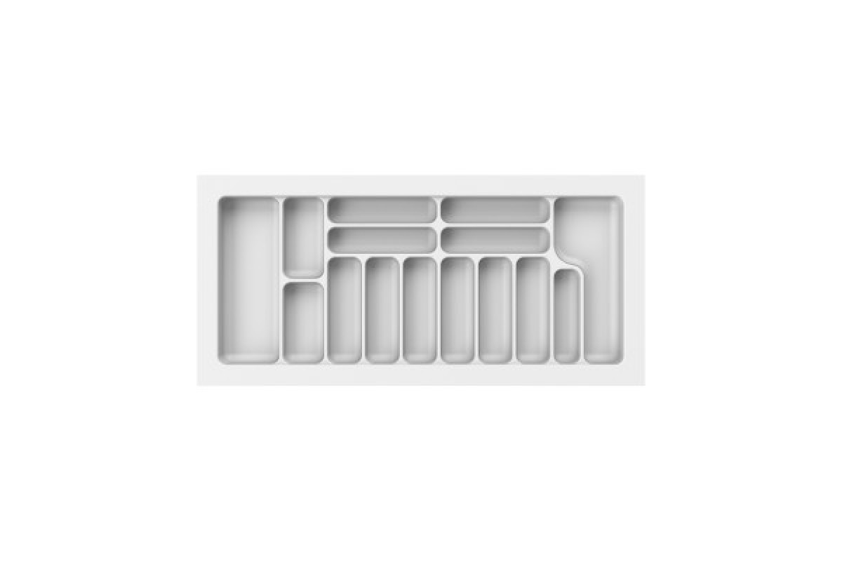 Пластикова розділювальна вставка для столових приборів - White Pack