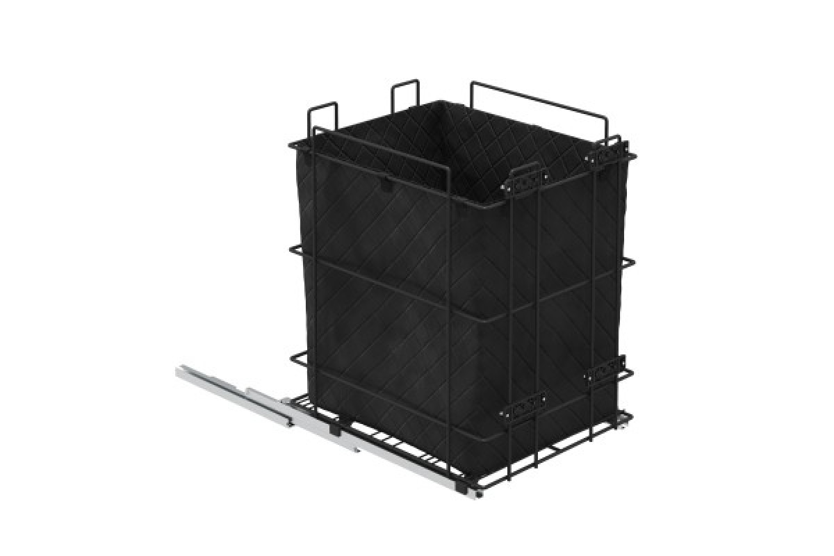 Кошик для білизни з нижньою рейкою - Anthracite