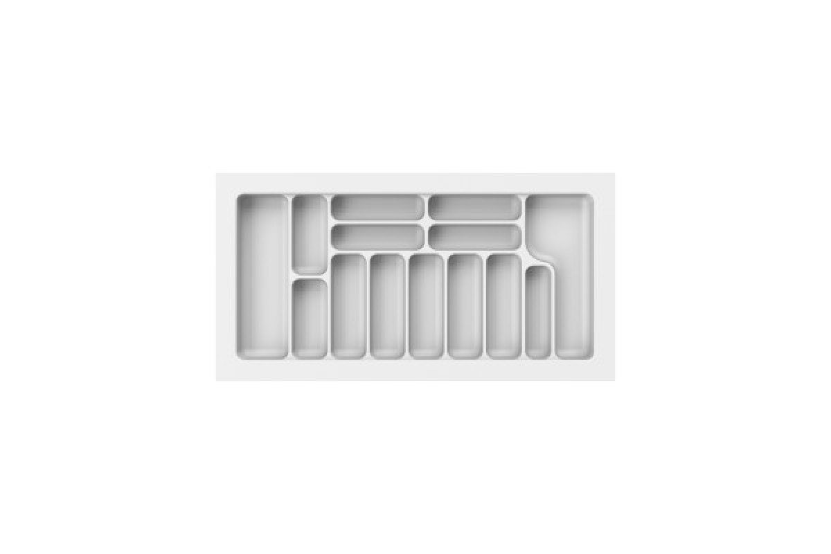 Пластикова розділювальна вставка для столових приборів - White Pack