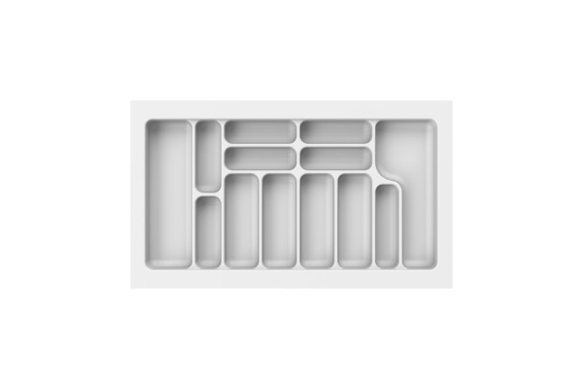 Пластикова розділювальна вставка для столових приборів - White Pack