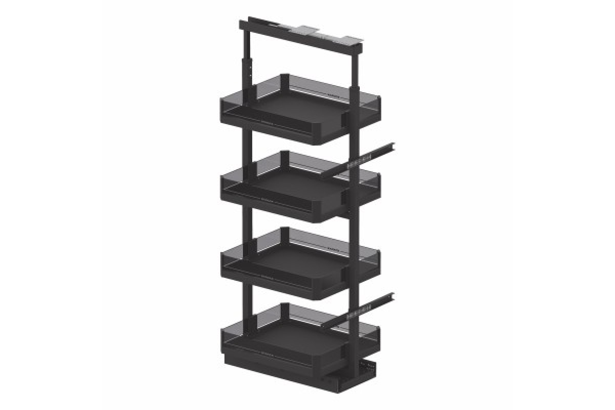 Premium Шафа-колона з механізмом плавного закривання - Premium Anthracite