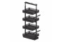 Premium Шафа-колона з механізмом плавного закривання - Premium Anthracite