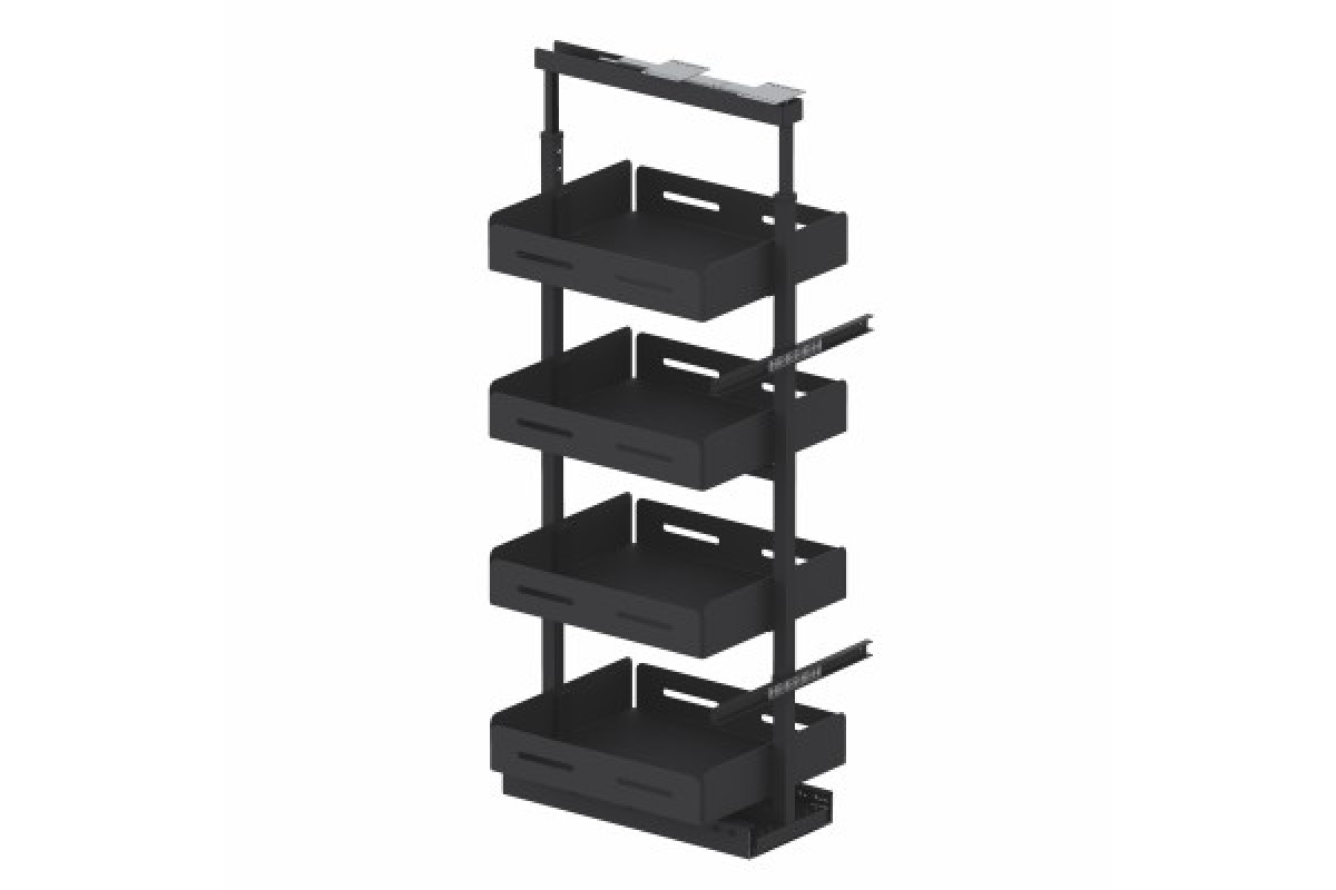 Unique Box Шафа-колона з механізмом плавного закривання - Anthracite