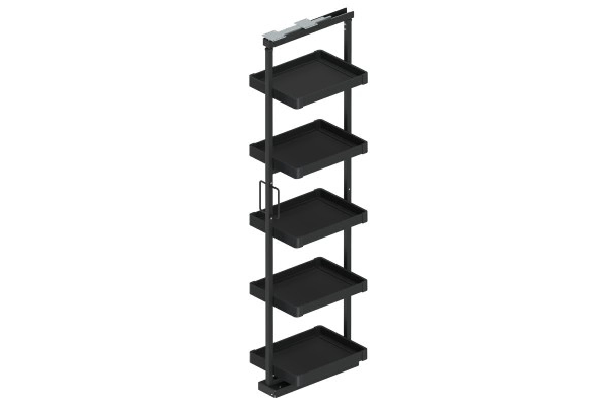 Висувна гардеробна полиця STARAX - Anthracite (S-6801-A, S-6802-A, S-6803-A, S-6804-A)