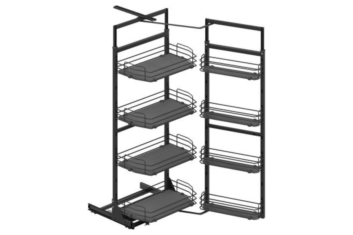 Шафа-колона подвійна ДСП - Anthracite