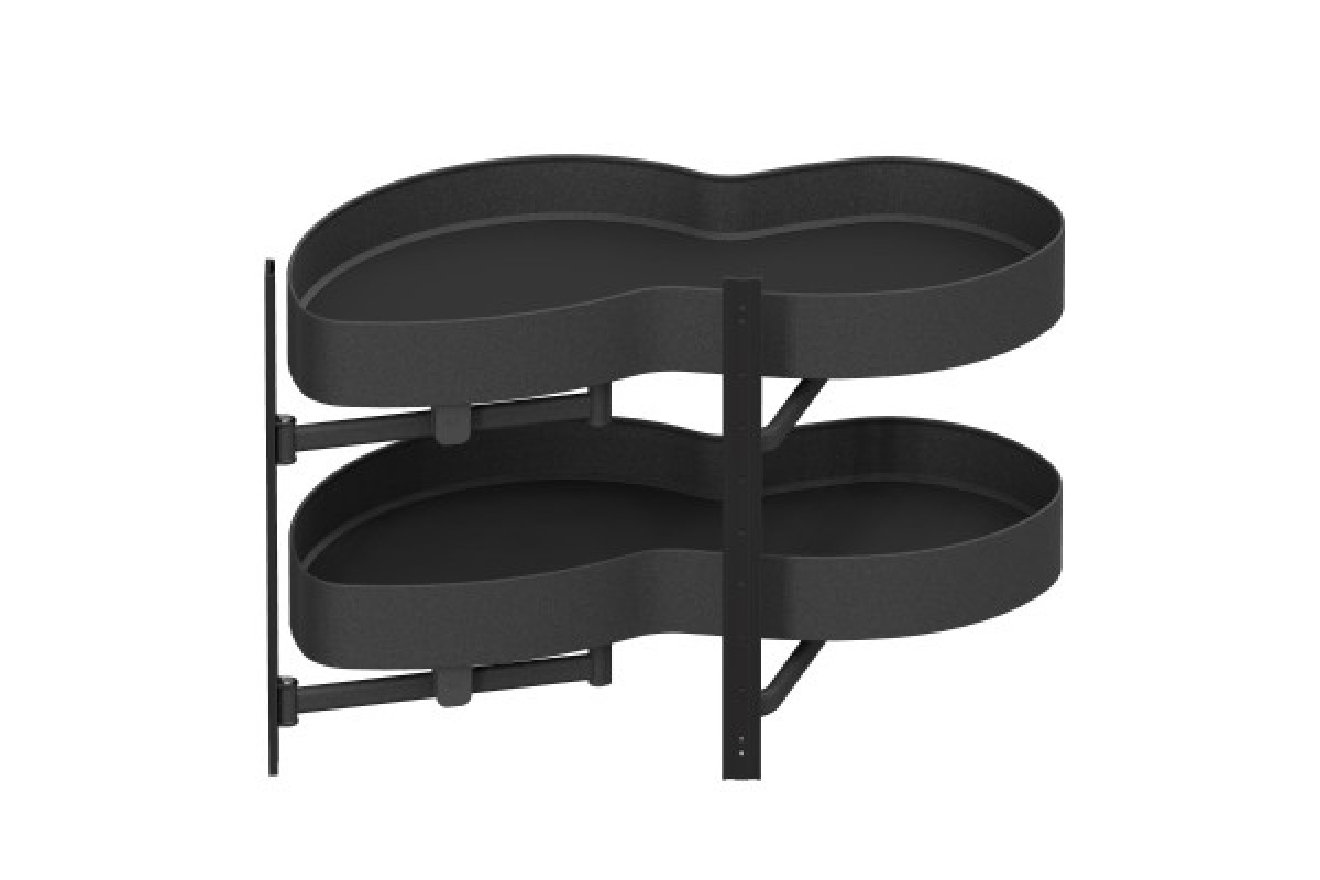Механізм «Чарівний куточок» поворотний - Unique Box Anthracite